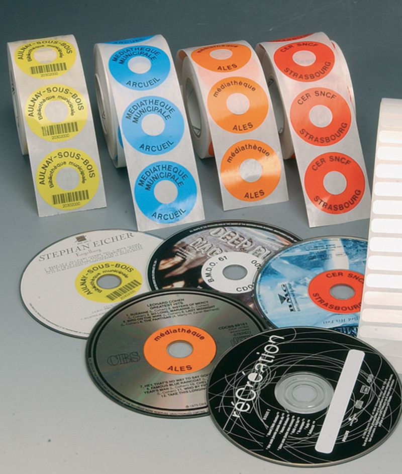 STICKERS > CD (ÉTIQUETTES PERSONNALISÉS)