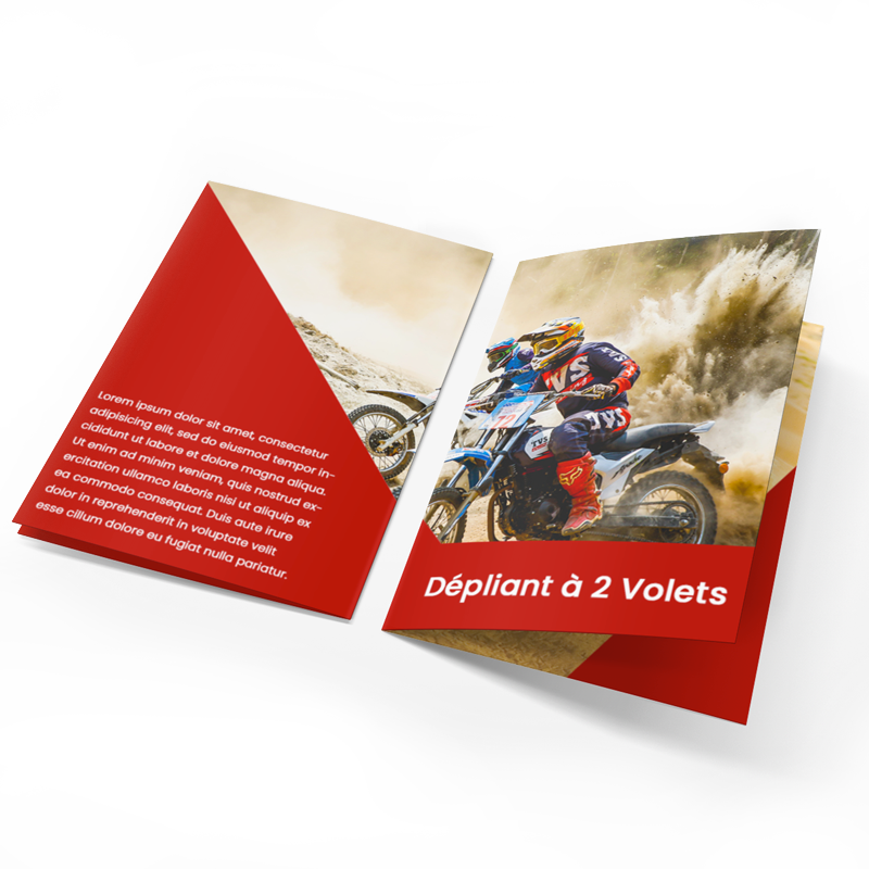 DEPLIANT 2 VOLETS > A5